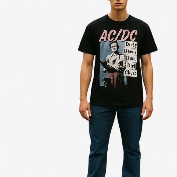 Hot Topic | AC/DC Dirty Deeds Done Dirt Cheap T-Shirt, Small - Picture 1 of 5